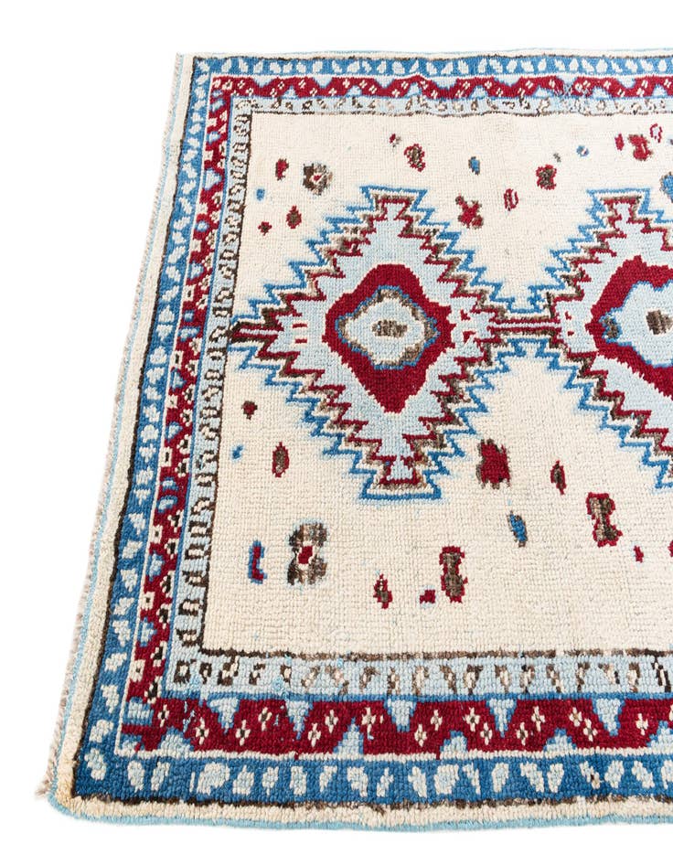 Detail image of  5' x 7' 6  Hand Knotted Moroccan Wool Rug