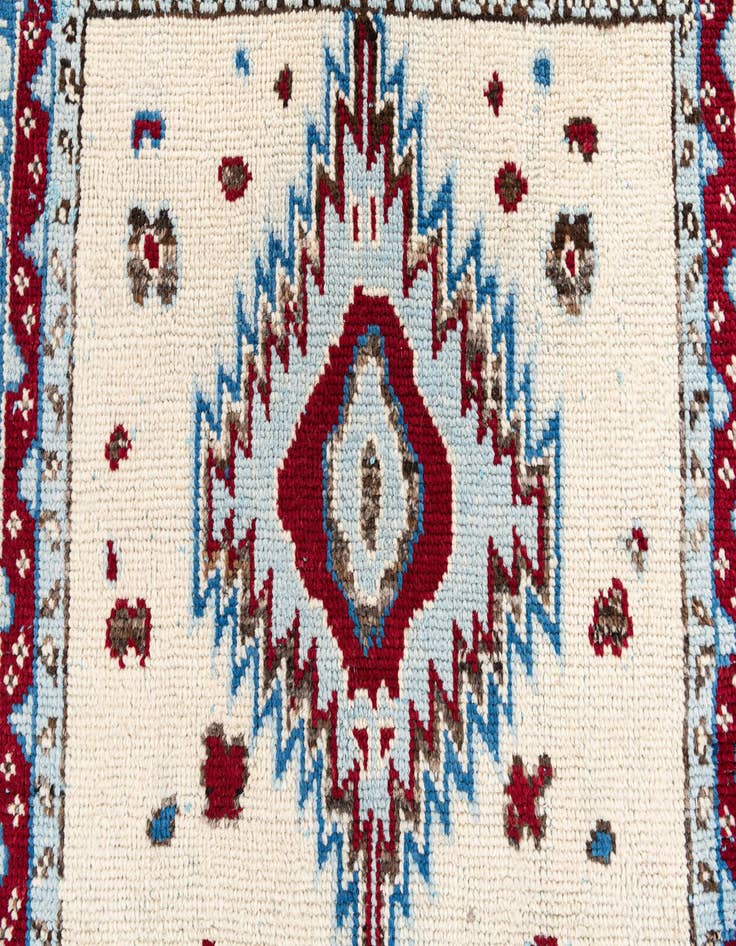 Detail image of  5' x 7' 6  Hand Knotted Moroccan Wool Rug