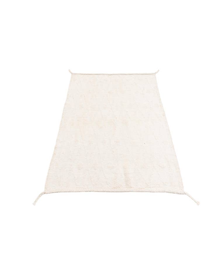 Detail image of  4' 2 x 5' 10  Hand Knotted Moroccan Wool Rug