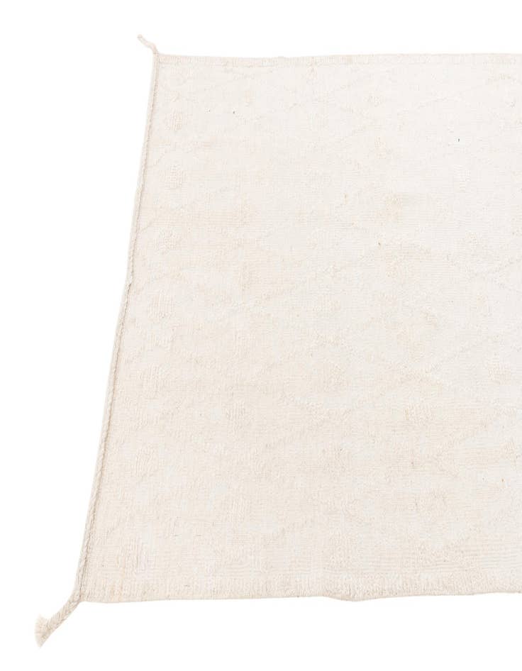 Detail image of  4' 2 x 5' 10  Hand Knotted Moroccan Wool Rug