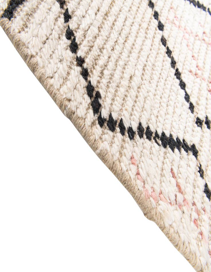 Detail image of  3' 2 x 5' 4  Hand Knotted Moroccan Wool Rug