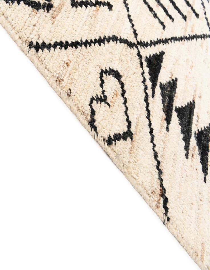 Detail image of  10' 1 x 14'  Hand Knotted Moroccan Wool Rug