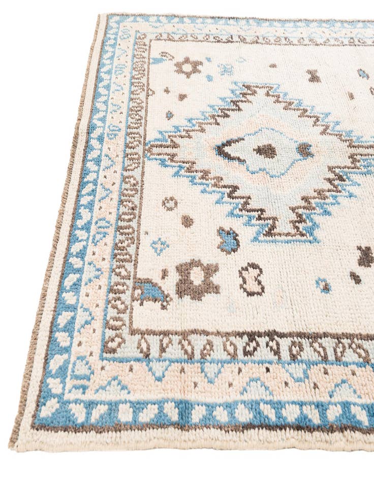 Detail image of  5' x 7' 2  Hand Knotted Moroccan Wool Rug