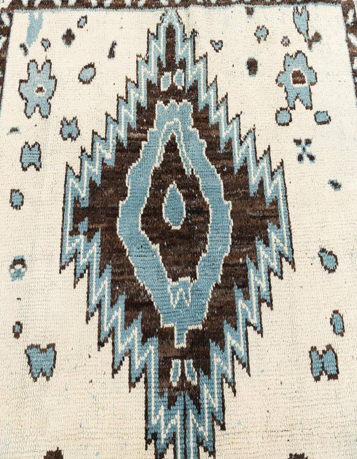 Detail image of  7' 10 x 10' 1  Hand Knotted Moroccan Wool Rug