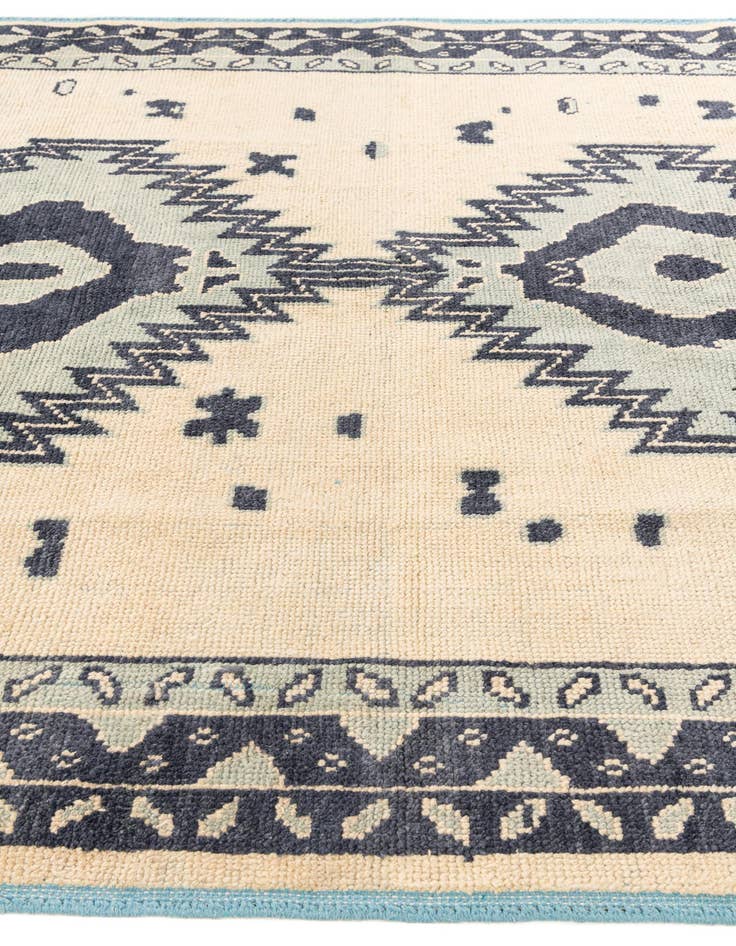Detail image of  7' 9 x 10' 3  Hand Knotted Moroccan Wool Rug