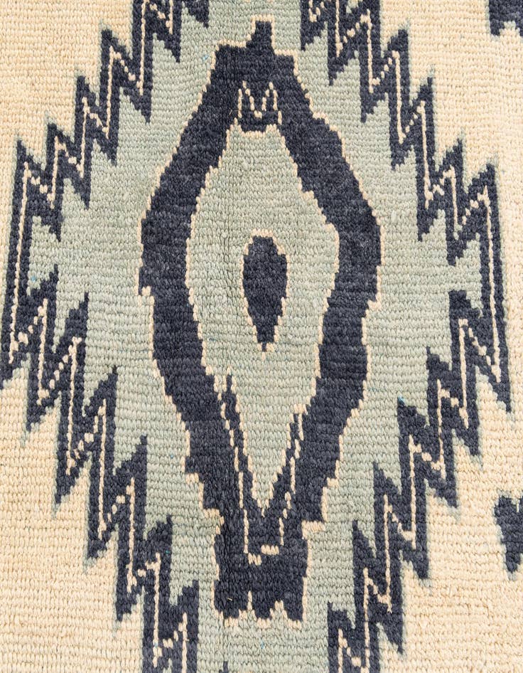 Detail image of  7' 9 x 10' 3  Hand Knotted Moroccan Wool Rug