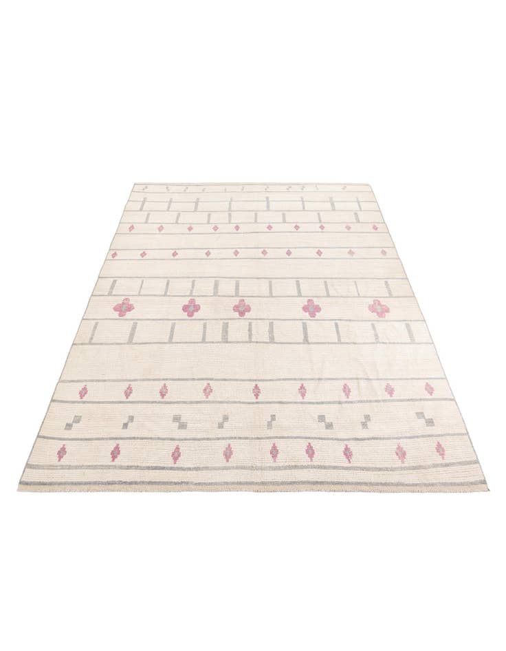 Detail image of  9' 2 x 12' 6  Hand Knotted Moroccan Wool Rug