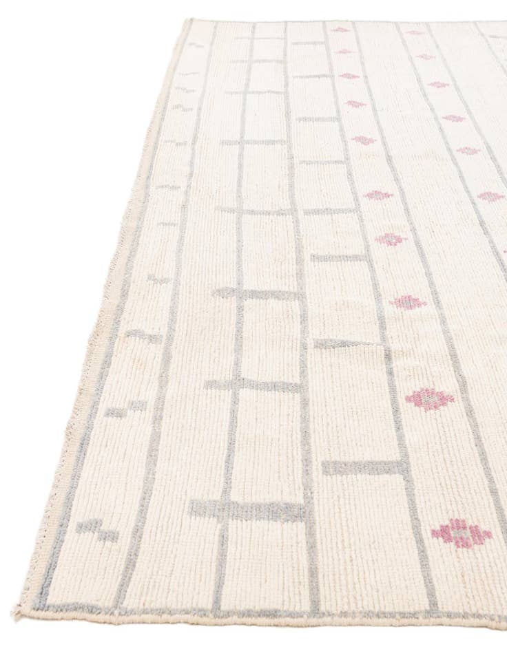 Detail image of  9' 2 x 12' 6  Hand Knotted Moroccan Wool Rug