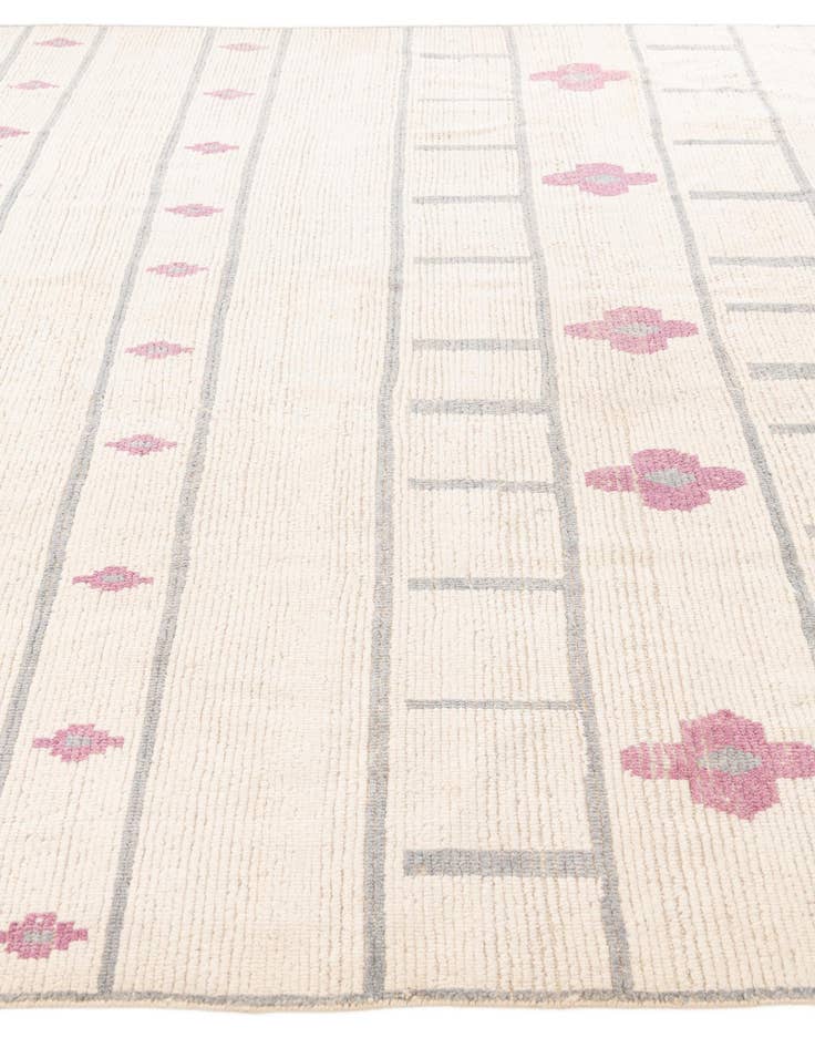 Detail image of  9' 2 x 12' 6  Hand Knotted Moroccan Wool Rug