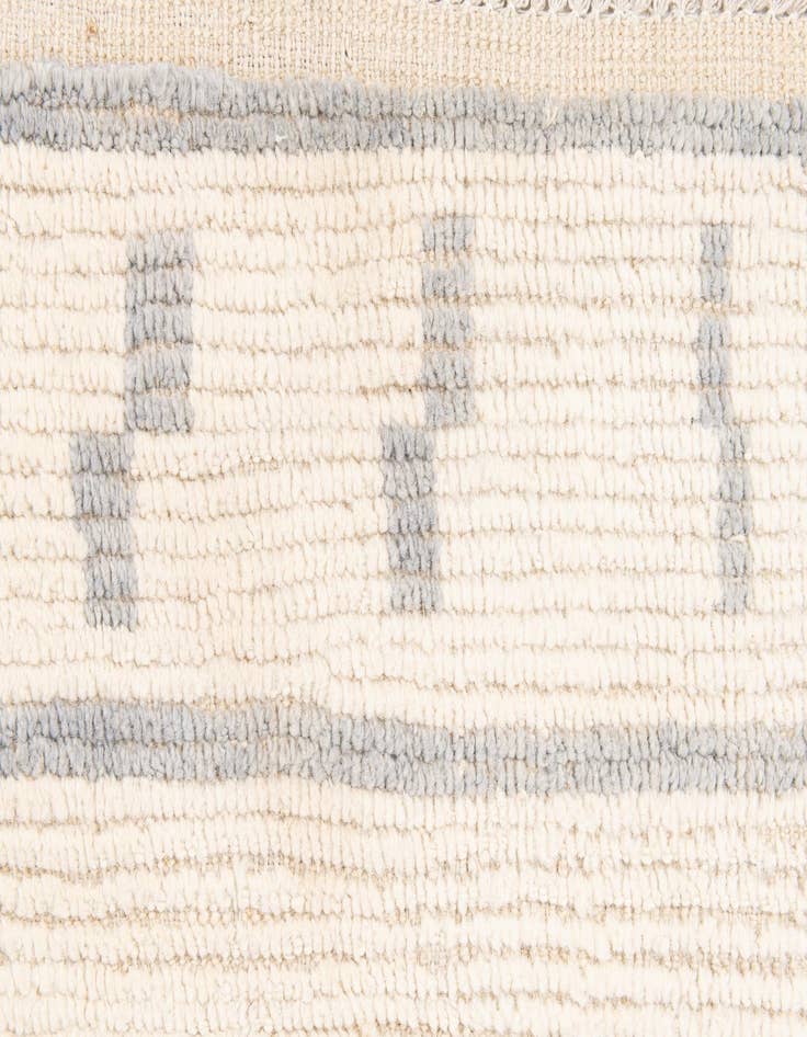 Detail image of  9' 2 x 12' 6  Hand Knotted Moroccan Wool Rug