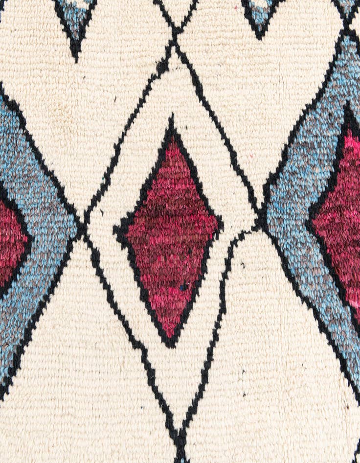 Detail image of  9' x 11' 10  Hand Knotted Moroccan Wool Rug