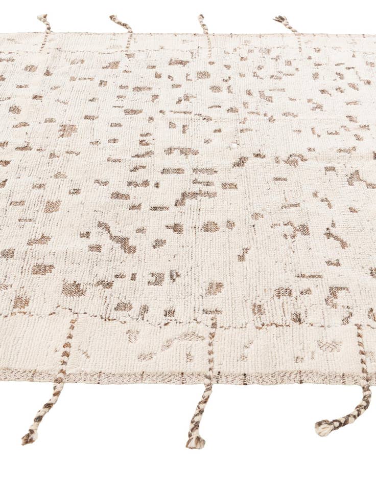 Detail image of  5' 2 x 7' 4  Hand Knotted Moroccan Wool Rug