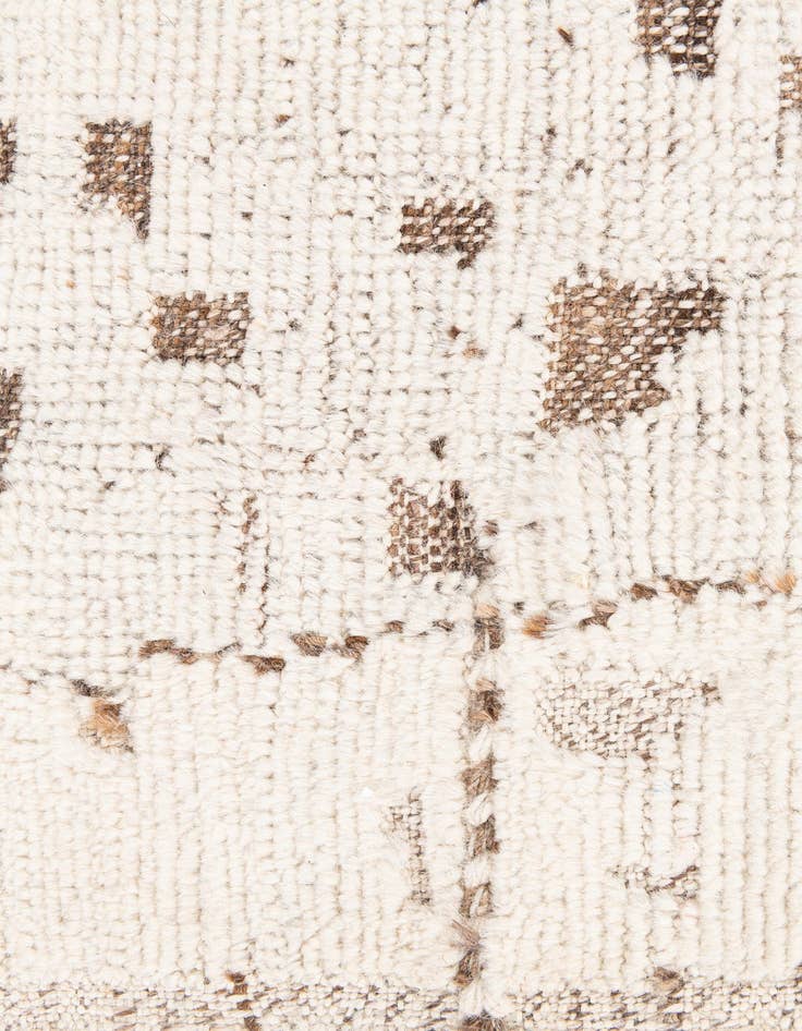 Detail image of  5' 2 x 7' 4  Hand Knotted Moroccan Wool Rug