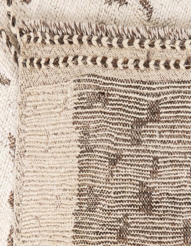 Detail image of  5' 2 x 7' 4  Hand Knotted Moroccan Wool Rug