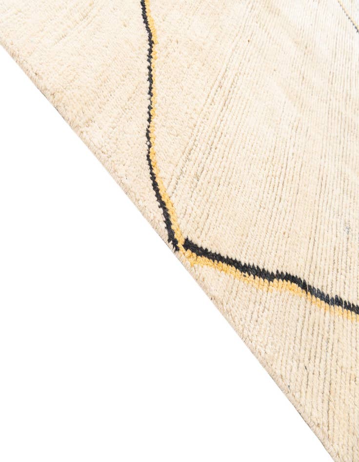 Detail image of  8' x 9' 10  Hand Knotted Moroccan Wool Rug