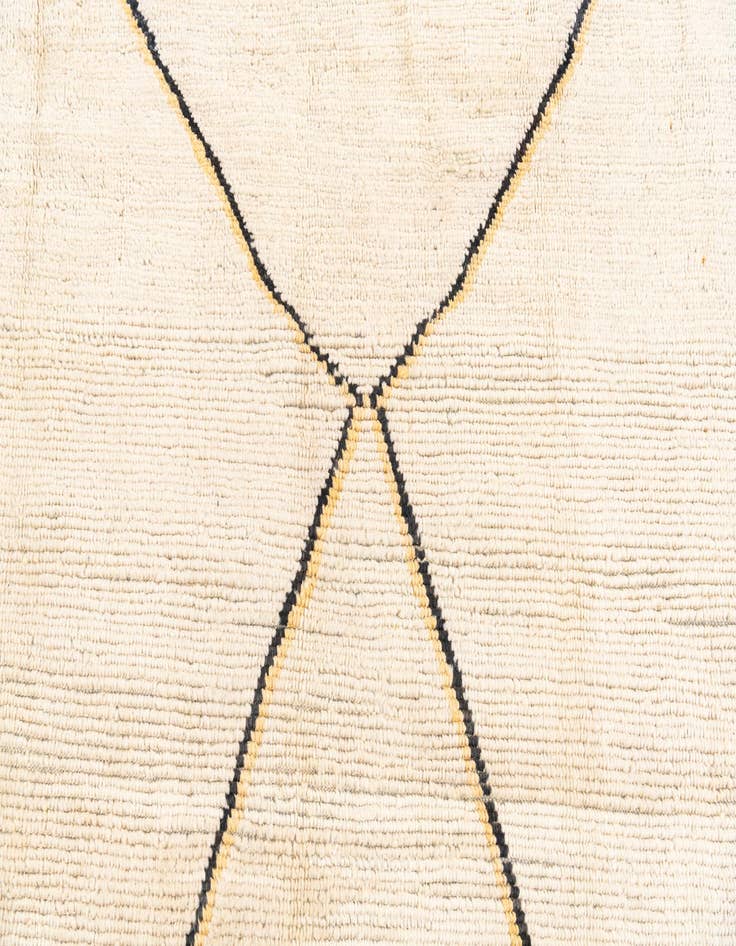 Detail image of  8' x 9' 10  Hand Knotted Moroccan Wool Rug