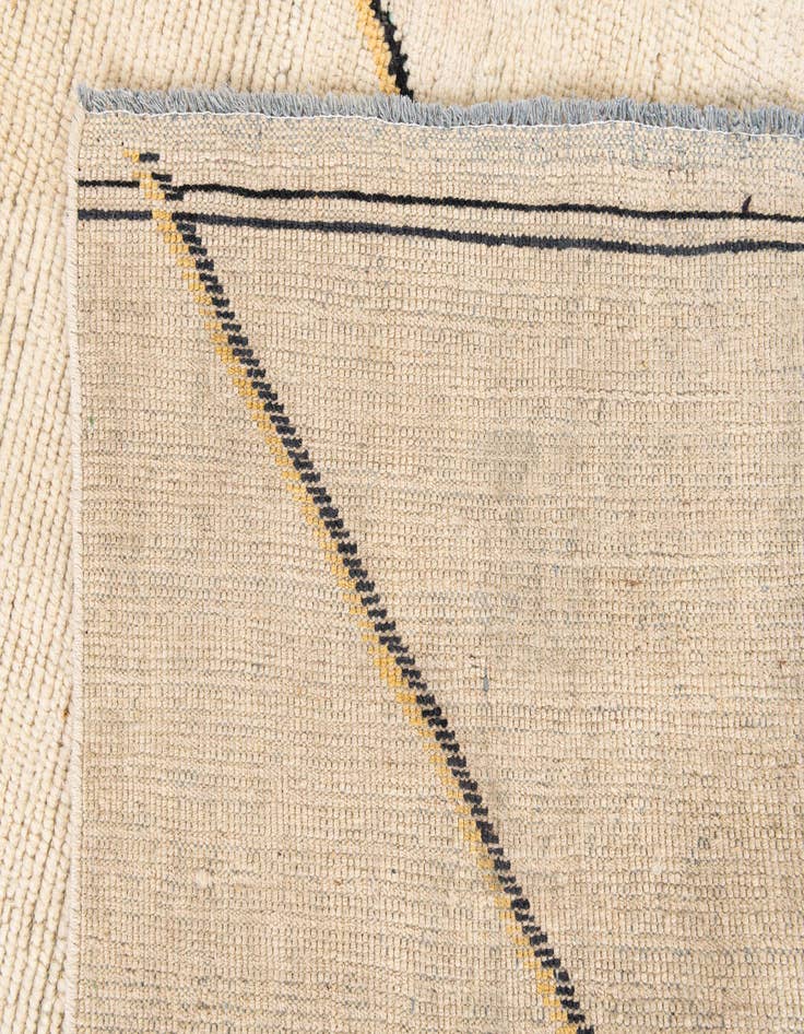 Detail image of  8' x 9' 10  Hand Knotted Moroccan Wool Rug
