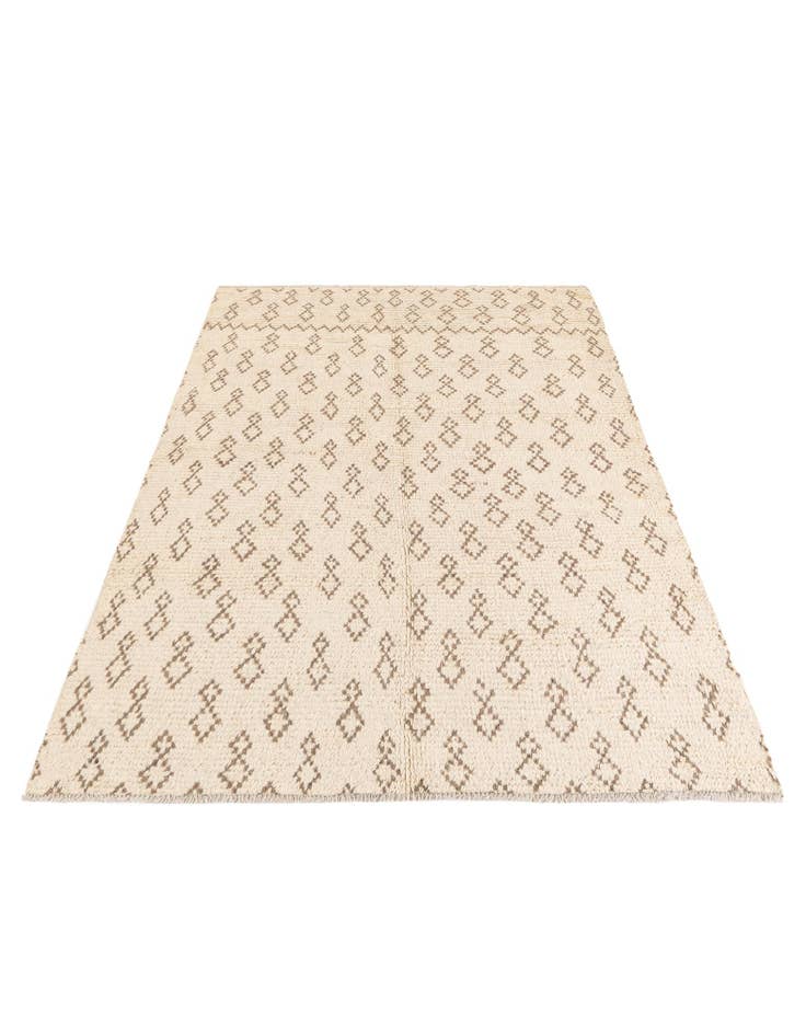 Detail image of  5' x 7' 8  Hand Knotted Moroccan Wool Rug