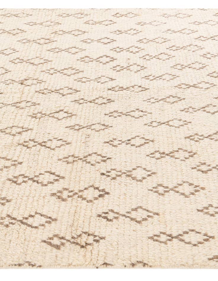 Detail image of  5' x 7' 8  Hand Knotted Moroccan Wool Rug