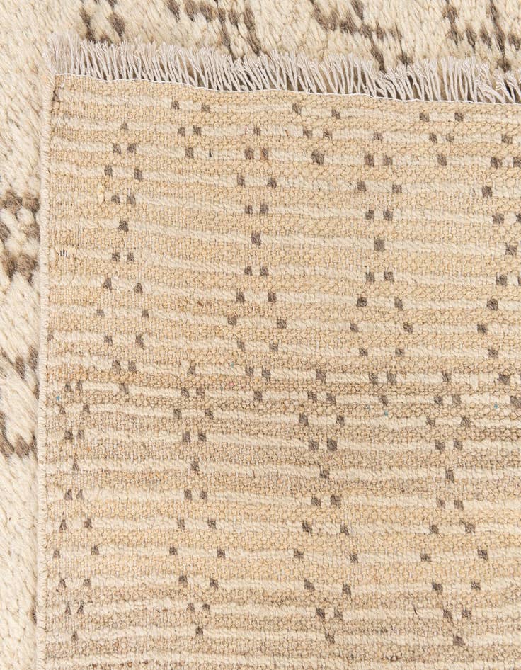 Detail image of  5' x 7' 8  Hand Knotted Moroccan Wool Rug