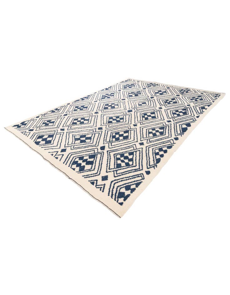 Detail image of  9' x 12' 2  Hand Knotted Moroccan Wool Rug