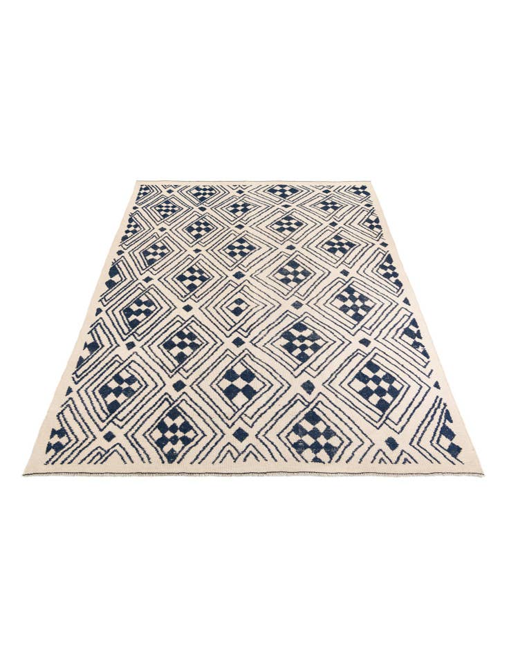 Detail image of  9' x 12' 2  Hand Knotted Moroccan Wool Rug