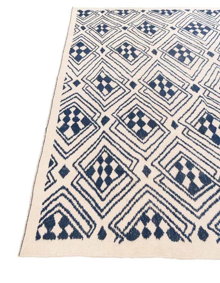 Detail image of  9' x 12' 2  Hand Knotted Moroccan Wool Rug