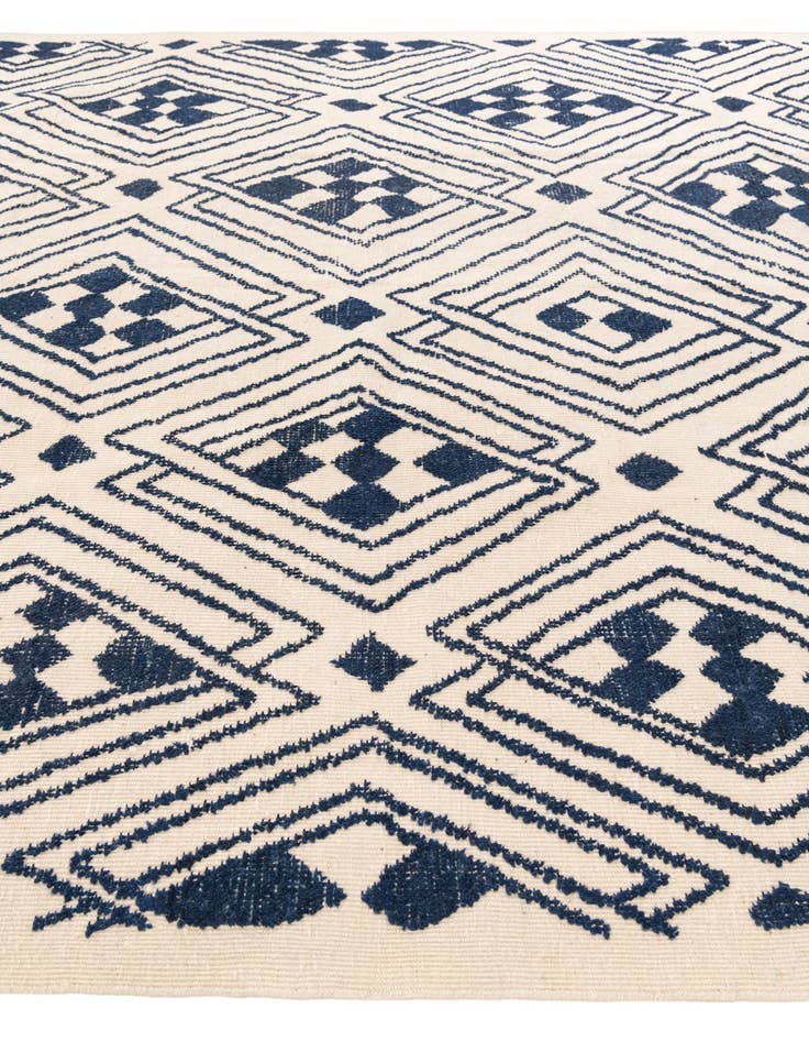 Detail image of  9' x 12' 2  Hand Knotted Moroccan Wool Rug
