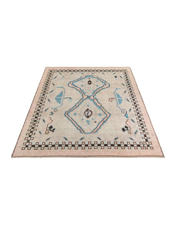 Detail image of  8' 9 x 10' 5  Hand Knotted Moroccan Wool Rug