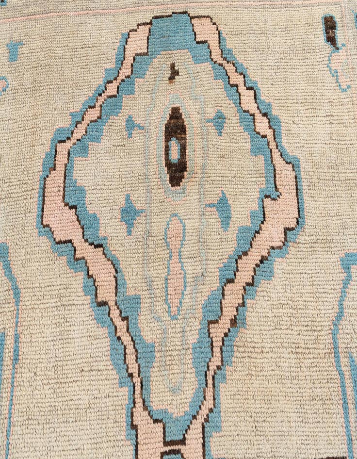 Detail image of  8' 9 x 10' 5  Hand Knotted Moroccan Wool Rug