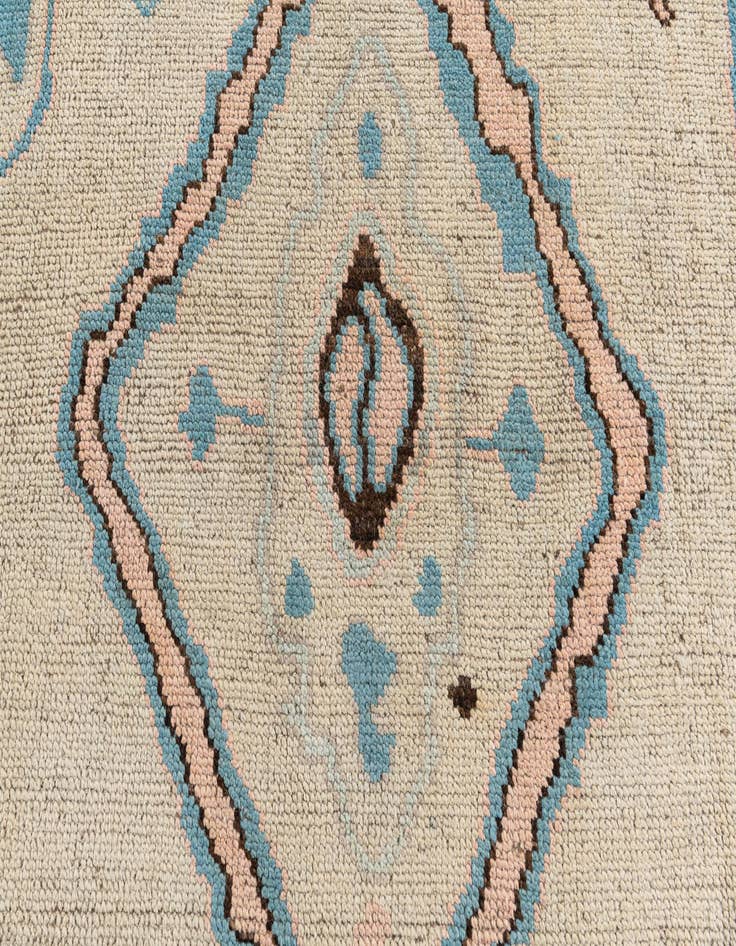 Detail image of  8' 9 x 10' 5  Hand Knotted Moroccan Wool Rug