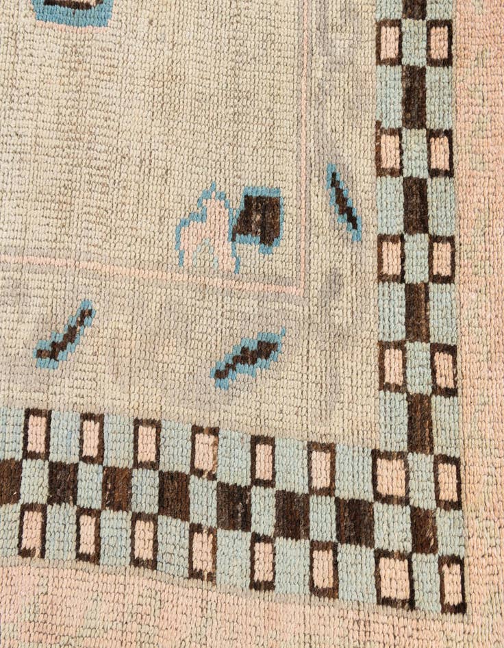 Detail image of  8' 9 x 10' 5  Hand Knotted Moroccan Wool Rug