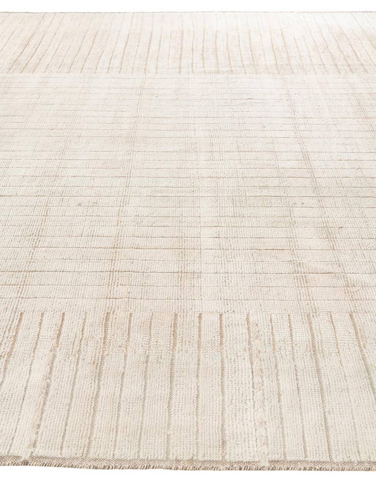 Detail image of 10' x 14' Hand Knotted Moroccan Wool Rug