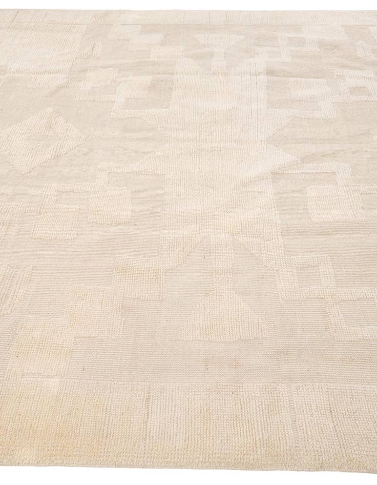 Detail image of  7' 10 x 10' 3  Hand Knotted Moroccan Wool Rug