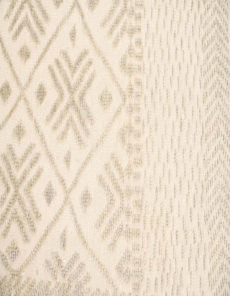 Detail image of  7' 10 x 9' 10  Hand Knotted Moroccan Wool Rug