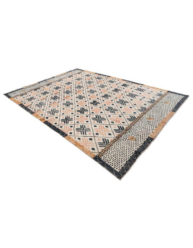 Detail image of  7' 7 x 10' 7  Hand Knotted Moroccan Wool Rug