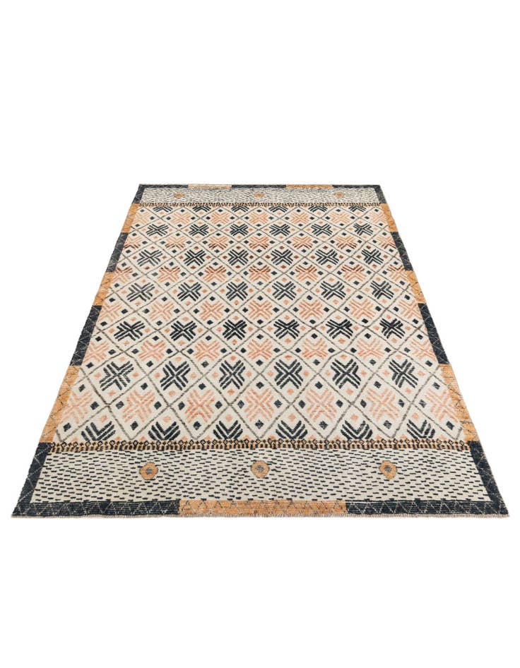 Detail image of  7' 7 x 10' 7  Hand Knotted Moroccan Wool Rug