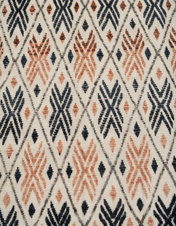 Detail image of  7' 7 x 10' 7  Hand Knotted Moroccan Wool Rug
