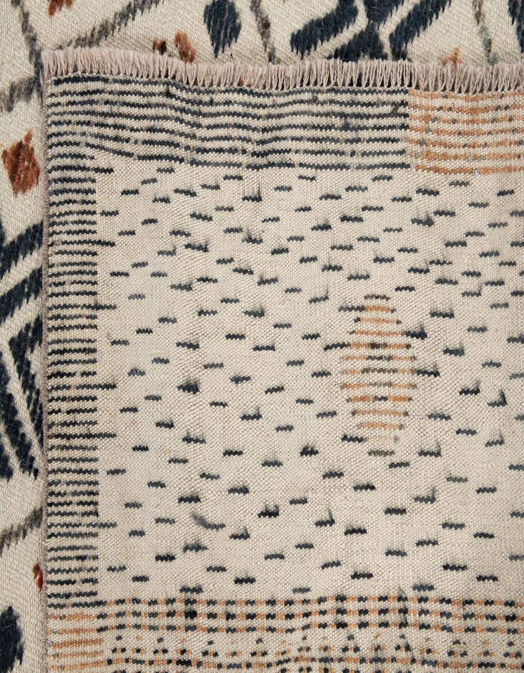 Detail image of  7' 7 x 10' 7  Hand Knotted Moroccan Wool Rug