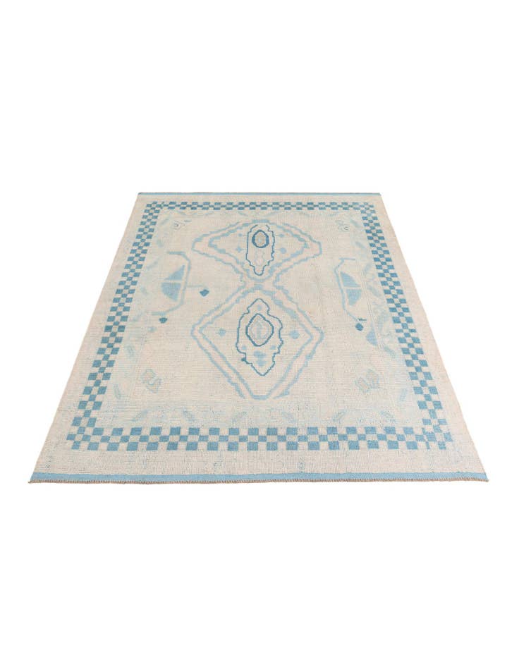 Detail image of  8' x 10' 1  Hand Knotted Moroccan Wool Rug