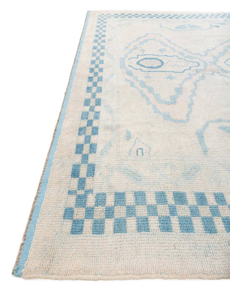 Detail image of  8' x 10' 1  Hand Knotted Moroccan Wool Rug