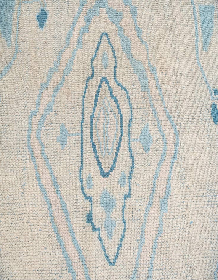 Detail image of  8' x 10' 1  Hand Knotted Moroccan Wool Rug