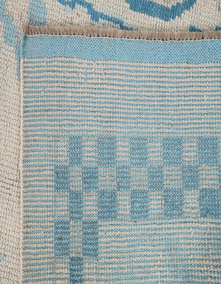 Detail image of  8' x 10' 1  Hand Knotted Moroccan Wool Rug