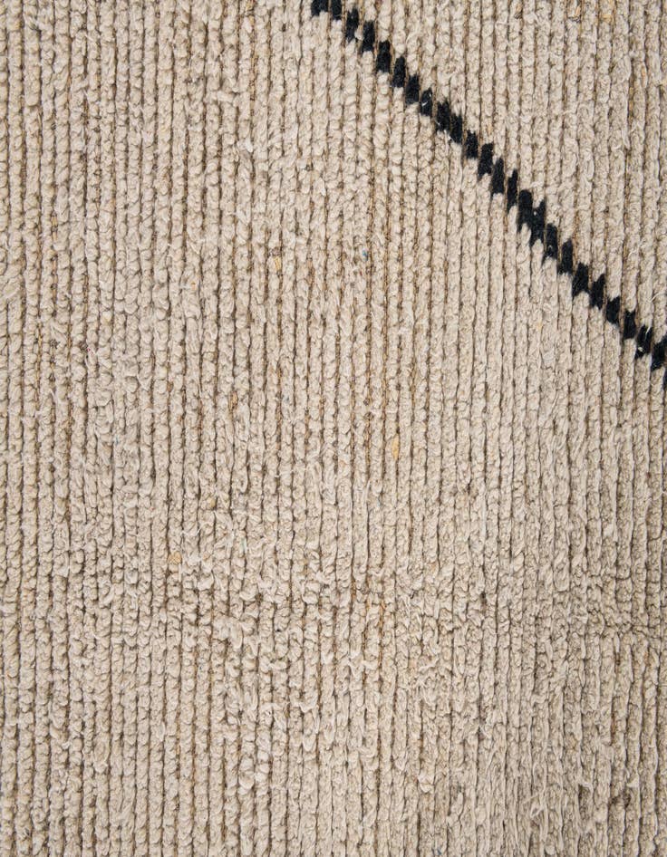 Detail image of  6' 9 x 9'  Hand Knotted Moroccan Wool Rug