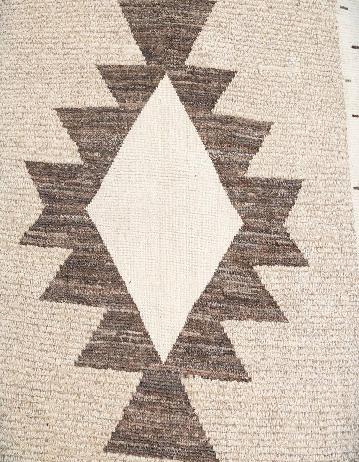 Detail image of  10' 3 x 13' 10  Hand Knotted Moroccan Wool Rug
