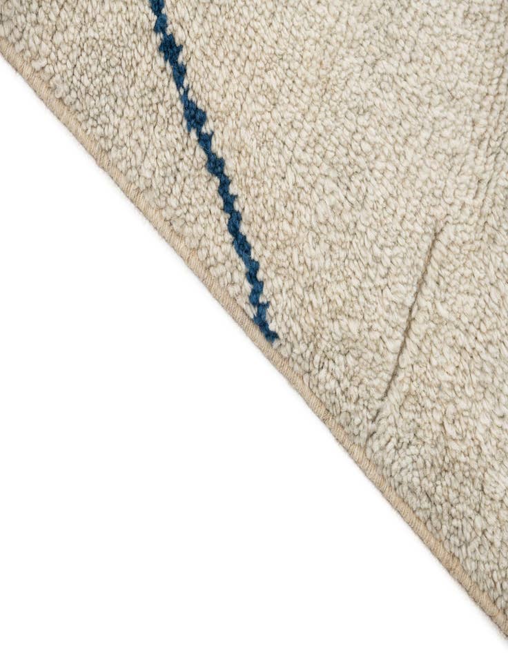 Detail image of  9' 5 x 11' 7  Hand Knotted Moroccan Wool Rug