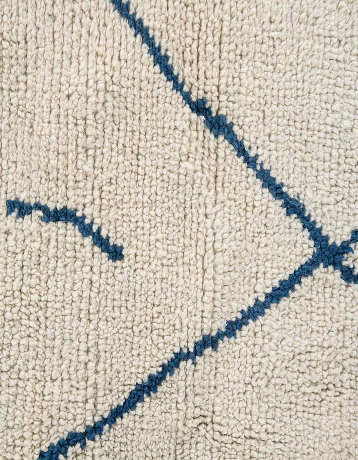 Detail image of  9' 5 x 11' 7  Hand Knotted Moroccan Wool Rug