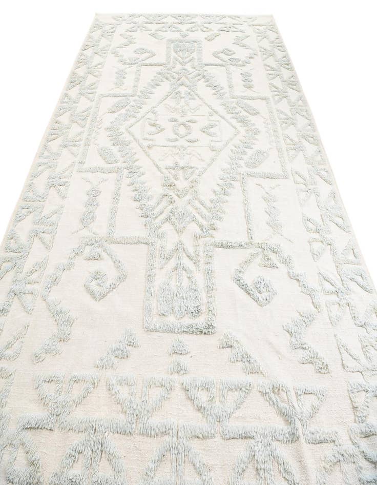Detail image of  9' x 12'  Hand Knotted Moroccan Wool Rug