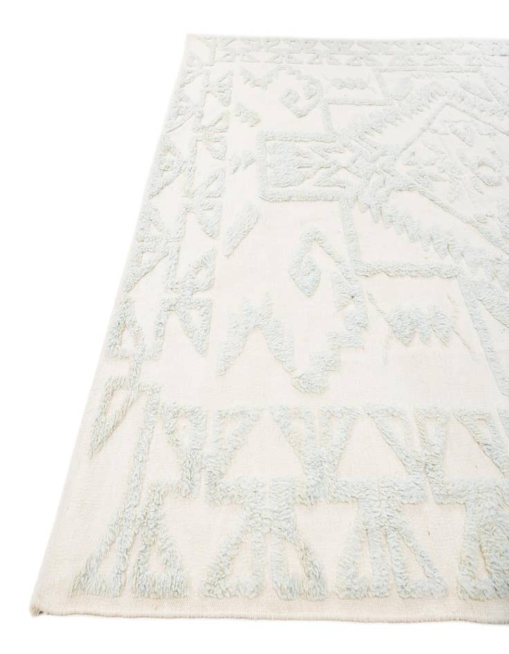 Detail image of  9' x 12'  Hand Knotted Moroccan Wool Rug