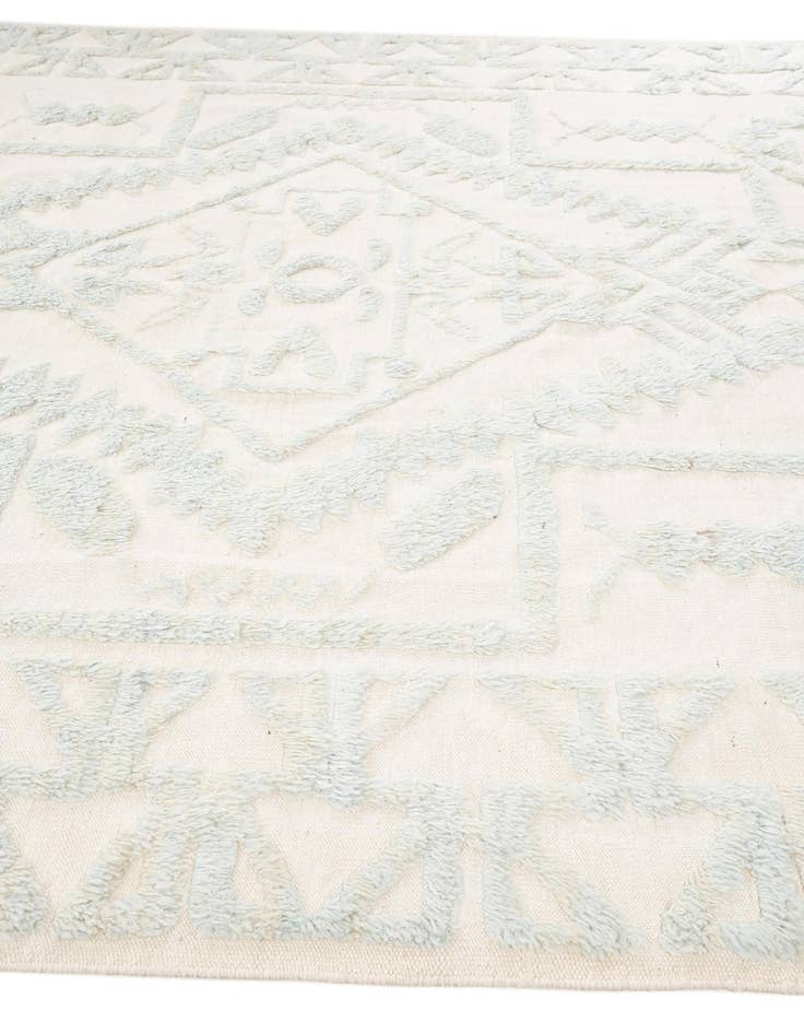 Detail image of  9' x 12'  Hand Knotted Moroccan Wool Rug